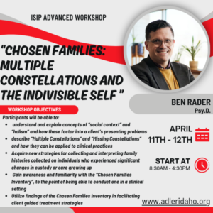 2025 Spring Advanced Workshop April 11-12 with Ben Rader